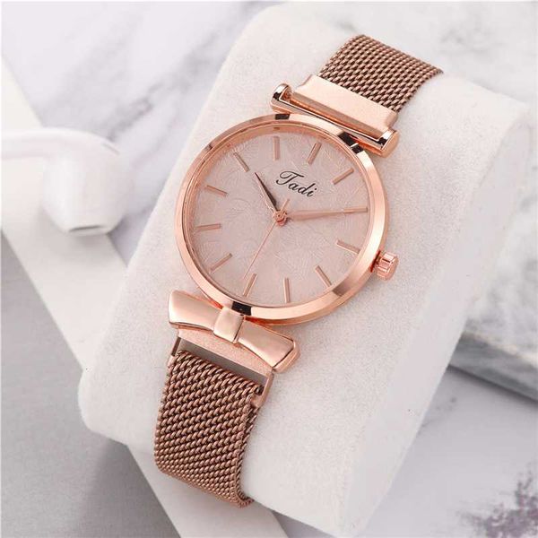 

women watches magnet mesh band trendy simple quartz wristwatch female watch for women clocks zegarek damsk 2020, Slivery;brown