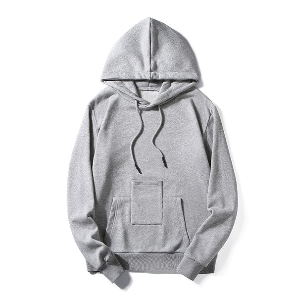 

men's hoodies & sweatshirts thicken solid color men thick long-sleeved cotton warm winter harajuku male hip hop street wear 2021 autumn, Black