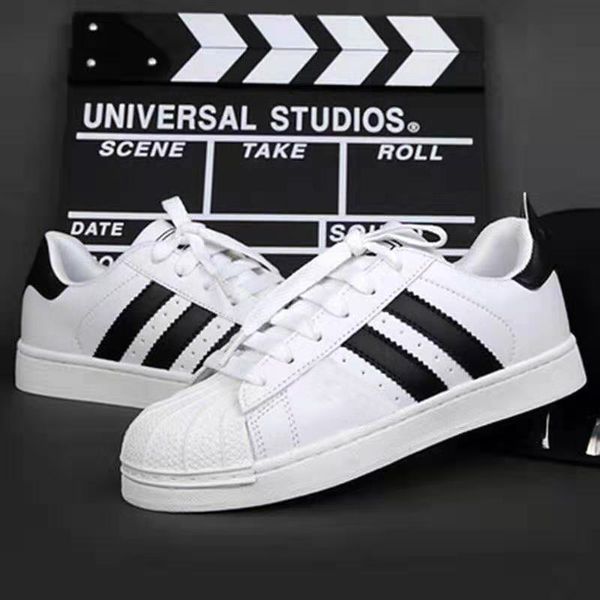 

2019 new brands casual shoes men and women cortez shoes superstar leisure shells toe shoes leather fashion outdoor sneaker, Black