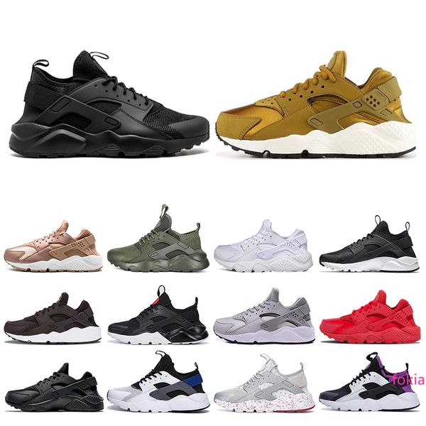 

2019 huarache 4,0 1,0 кроссовки классическая тройной белая черная серые золотые красной мужчины женщина huarache обувь спортивных кроссовок
