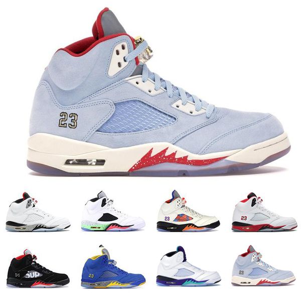 

desert camo jumpman 5s basketball shoes desert camo red suede metallic white international flight mens sports sneakers, Black