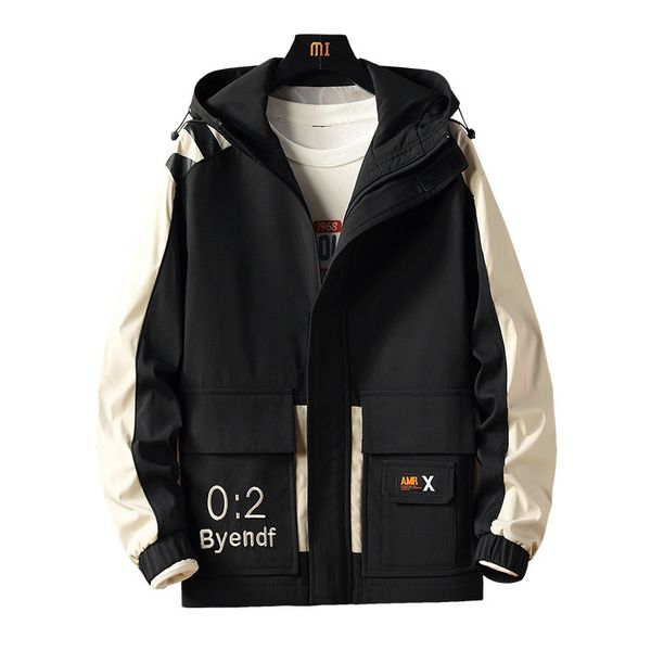 

мужская дизайнерская куртка куртка tide brand season повседневная одежда бейсбольная рубашка, Black;brown