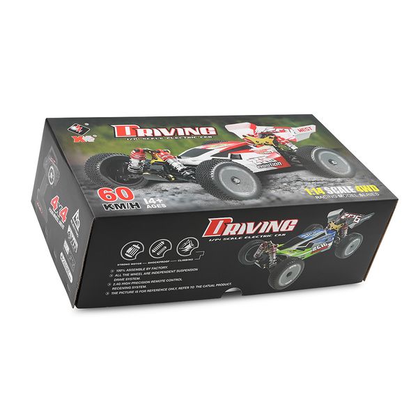 

1:14 rc автомобиль wltoys 144001 пульт дистанционного управления автомобиля high speed ​​гусеничный 2.4g 4wd 60 км / ч модели дрейфующих rc