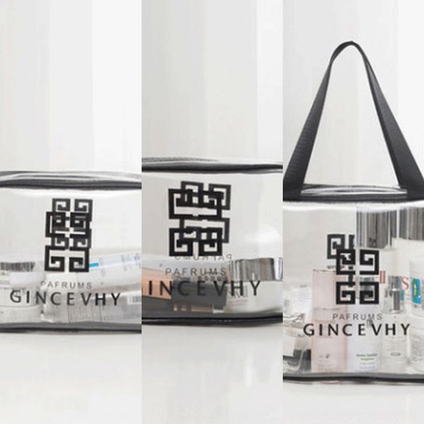 

cosmetic ins wind ultra fire portable female travel storage large capacity transparent waterproof wash bag storage bag box