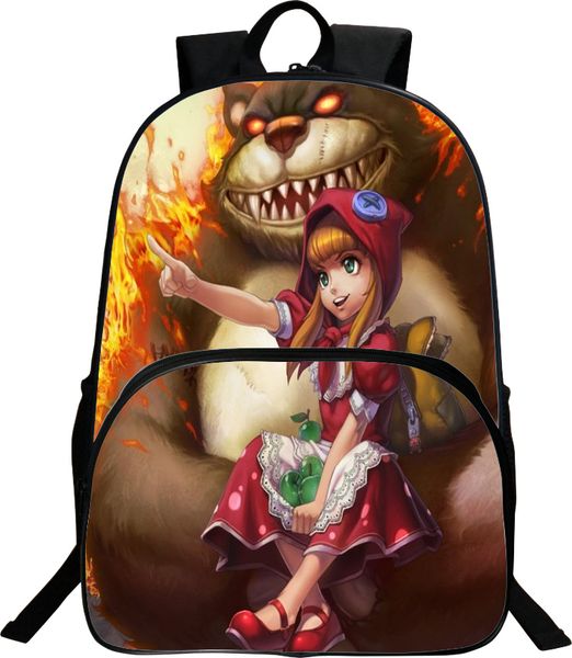 

рюкзак annie hastur темный детский дневной рюкзак lol game школьная сумка рюкзак для отдыха качественный рюкзак спортивная школьная сумка от