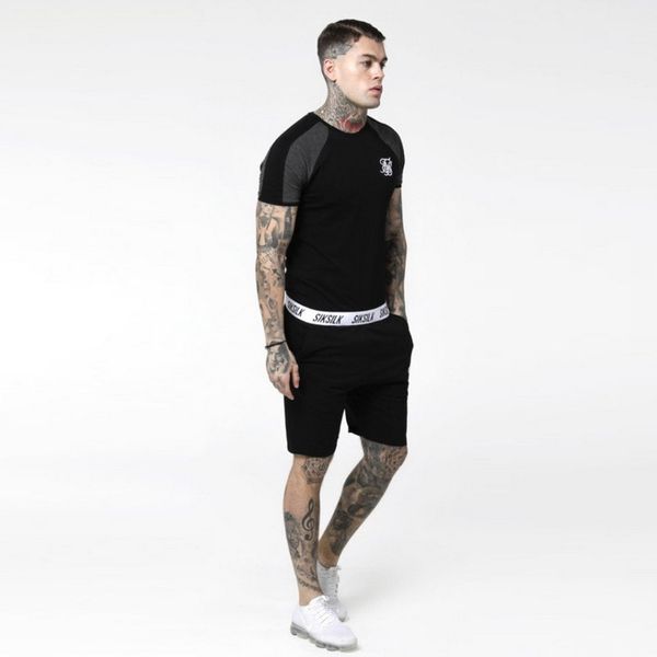 

new summer men shorts casual streetwear elastic waist pocket loose gym clothing sweatpants breathable cotton shorts, White;black