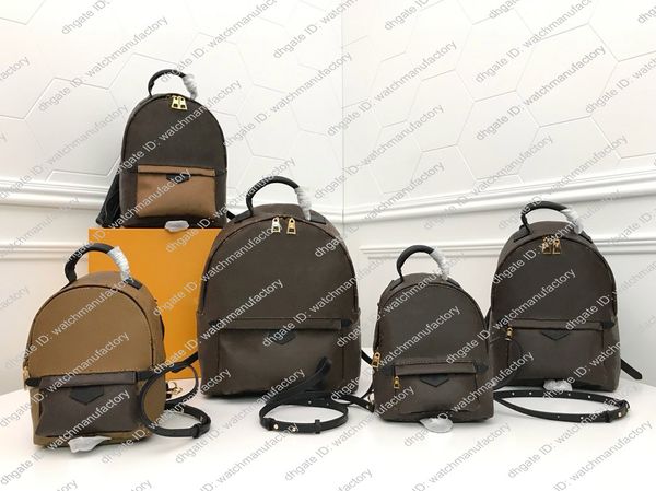 

luxury designer women's palm springs backpack bag mini lady purse handbag 41560 genuine leather shoulder bag