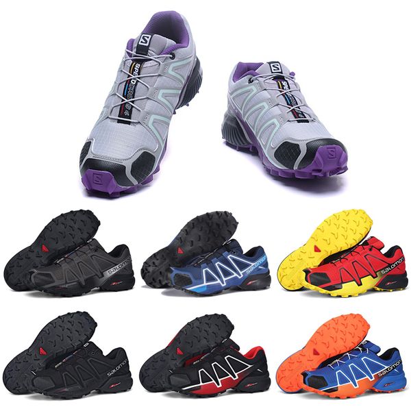 

Salomon Speedcross 4 IV CS Trail Running Shoes Black Navy Red Speed Cross 4 Women Mens Trainer Athletic Hiking Sports Sneakers 36-46