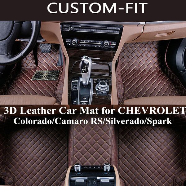 

оптовая продажа обычай автомобиль коврики для шевроле колорадо камаро, сильверадо спарк рс все модели esteiras ковер сделать assoalho сделат