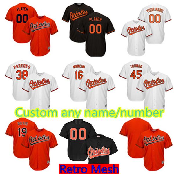 baltimore orioles custom jersey