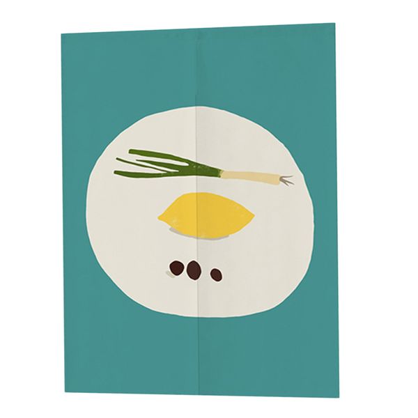 

baking cotton linen half curtain kitchen dust proof cuation