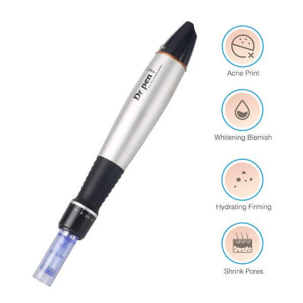 Ultima Derma Pen Beauty Microneedle Roller Professional Auto Micro Rolling System Therapy Strumenti di bellezza per la cura della pelle del viso