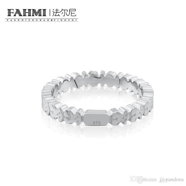 

фахе 100% 925 sterling silver ring медведь для отправки подруги пара подарков кольца женских моделей 512725520 free элегантных ювелирных изд, Slivery;golden