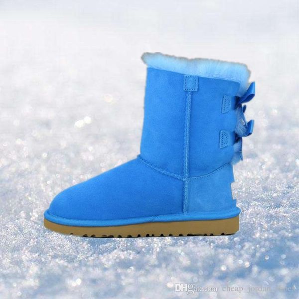 

2020 classic australia winter boots for women chestnut black blue pink coffee designer snow fur boot womens ankle knee shoes 006