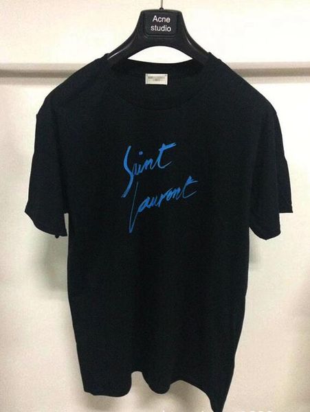 

2020 Мужчины тенниска Simple Letter Printed Футболка Футболка Paris / SLP с коротким рукавом Мужские Lauren теги Street Style Tops Tee Shirt Homme