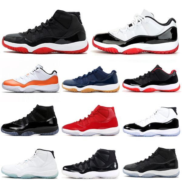 

jumpman men basketball shoes 11 11s white bred concord cap and gown metallic silver space jam women mens trainers sport sneakers