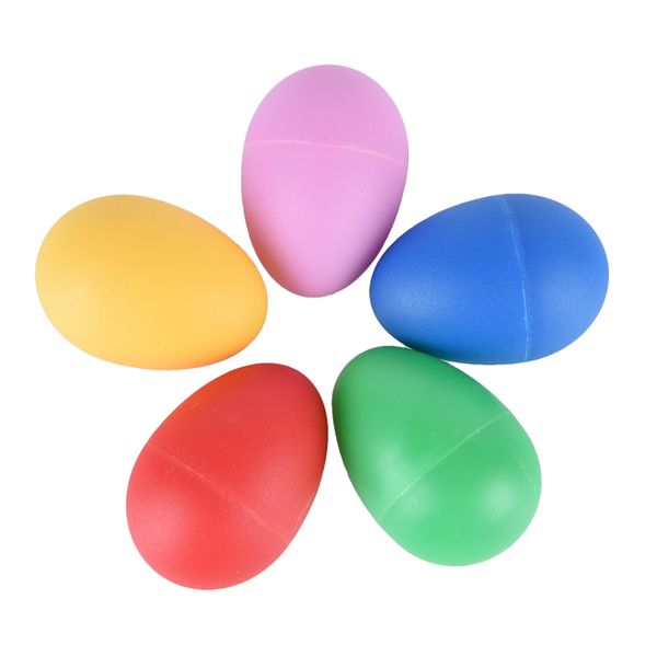 

2pcs plastic sand eggs shaker percussion musical instruments toys early education for children kids