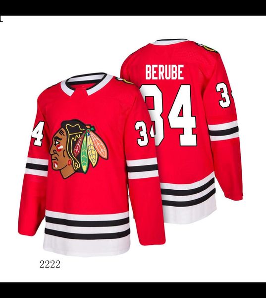 

2019 2020 Hockey Jerseys Quick Dry BLUE red Embroidery Logos Free Shipping Cheap wholesale Men Size Jersey34