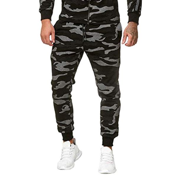 

мужские брюки casual sport camoflage карманы брюки 2019 новая мода harajuku joggers уличной sweatpant hip hop брюки l5010923, Black