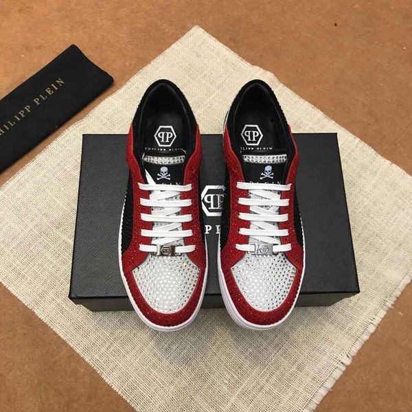 

fashion flash diamond paris track men's black and white red triple sports casual shoes selling authentic designer shoes size 38-44 jhdw