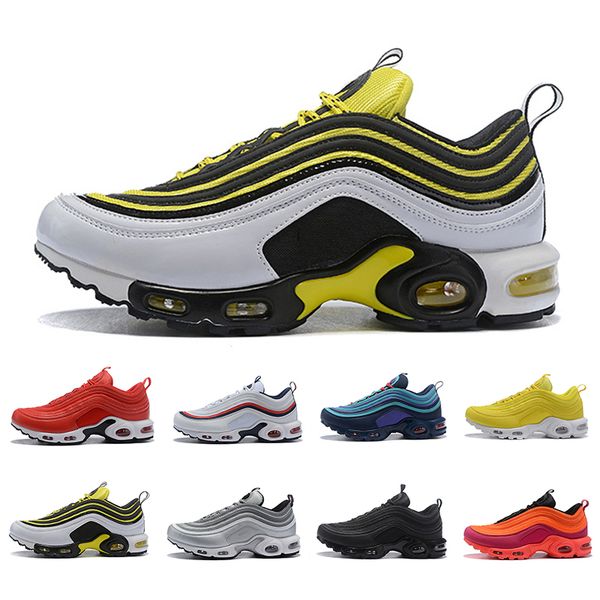 

2019 gym red tn plus men women running shoes triple black yellow outdoor training sports mens trainers zapatos sneakers 36-45