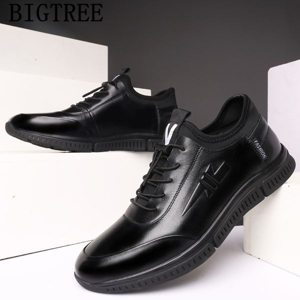 

mens casual shoes leather shoes men 2019 designer men black sneakers chaussures hommes en cuir luxe