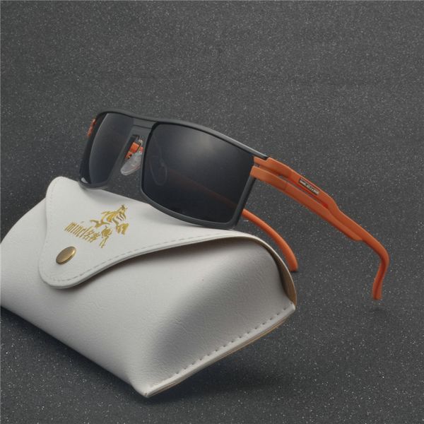 

vintage oversized male polarized sunglasses 2019 ladies fashion shade brand designer square metal frame polarized sun glasses nx, White;black