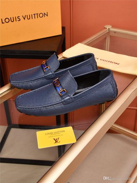 

20fw italian mens shoes outdoor casual luxury brands men loafers genuine leather moccasins flats men breathable slip on boat shoes p4 yetc5, Black