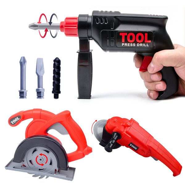 

kids tool toys educational toys simulation repair tools drill plastic game learning engineering puzzle gifts for boy