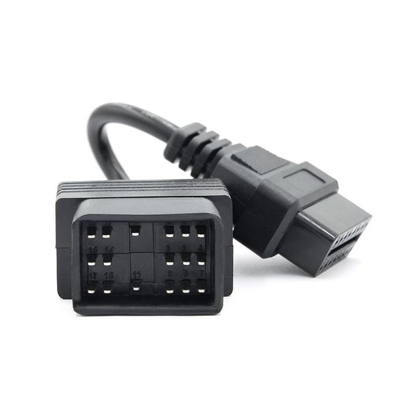 

obd2 cable adapter for 22pin to 16pin obd adapter to obdii connector for 17 pin odb2 cable ship