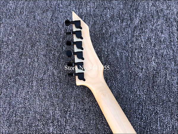 

2019 высокое качество желтая электрогитара, floyd rose электрическая гитара, черный оборудование, свободная перевозка груза