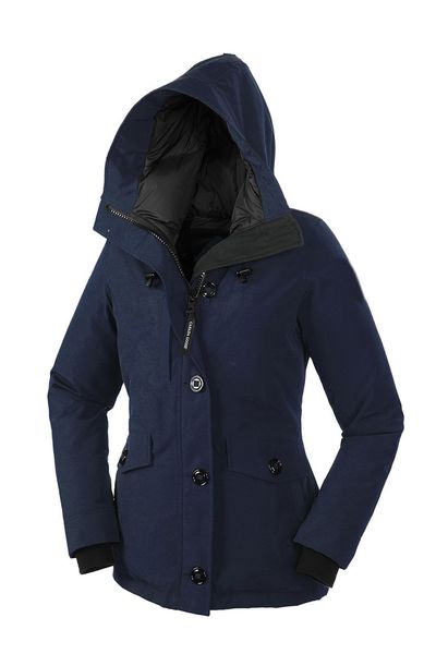 

зима вниз ветровки толстовка канада kensington wolf меховые куртки женщин молнии конструктора куртки теплые пальто открытый parka, Black