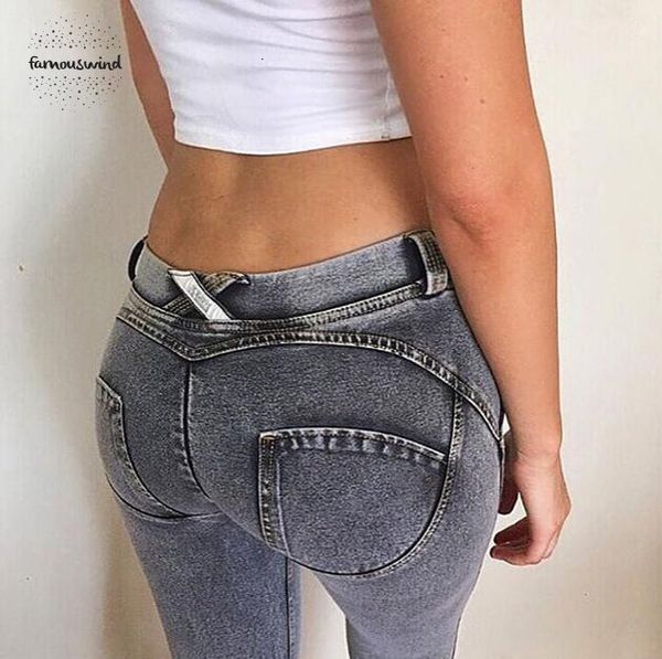 

up push women legging leggins low waist solid jeggings washed jeans leggings 2019 skinny workout pencil pants denim for women, Black