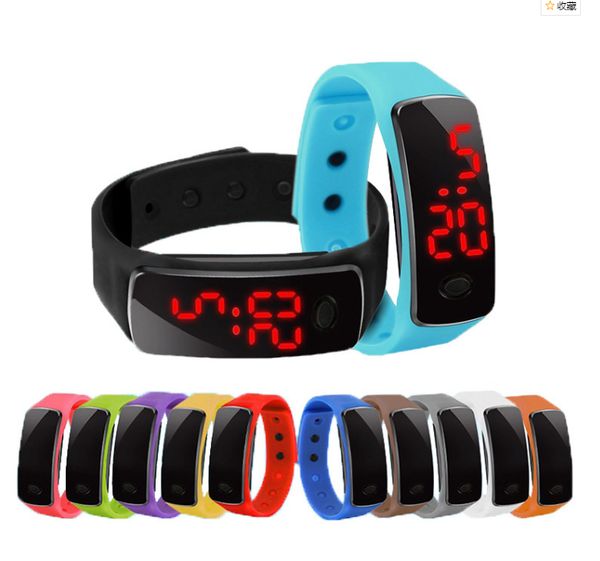 

fashion smart led sports bracelet, activity tracker watch with heart rate monitor for women and men, smart bracelet with step counter