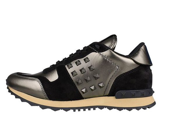 

designer shoes triple speed trainer casual boots thick heel stretch-knit designer sneaker casual shoes woman with rockrunner camouflage, Black