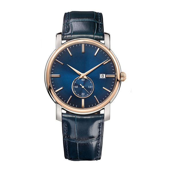 

luxury brand горячие новые продукты зрелые япония кварцевый механизм мужские кварцевые часы, Slivery;brown