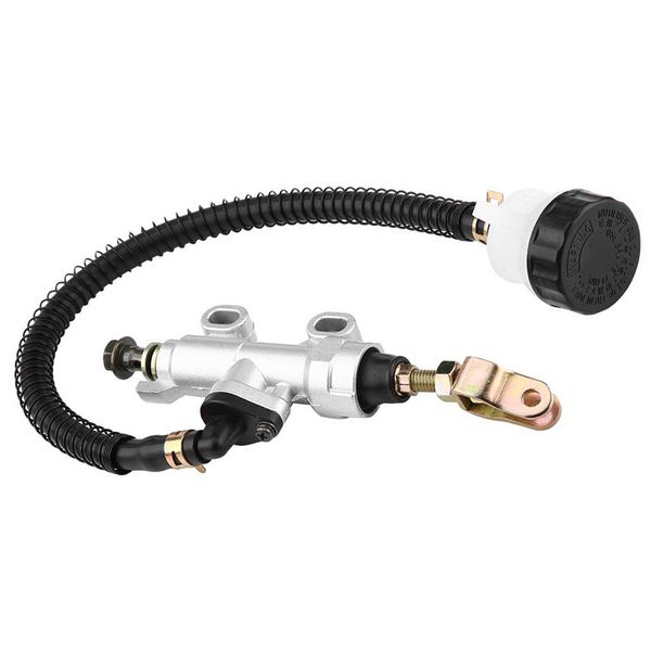 

rear brake pump cylinder easy installlation off road motorcycle atv foot hydraulic oil cup vehicle durable accessories practical