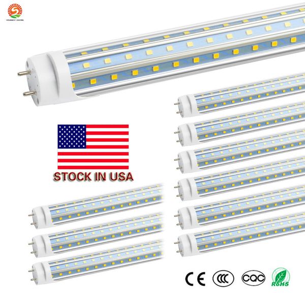 Substituição LED T8, HouLight 25-Pack 60W 4-Foot Luz LED T8 6000K Daylight tampa transparente Super Branco brilhante Duplo End Poder