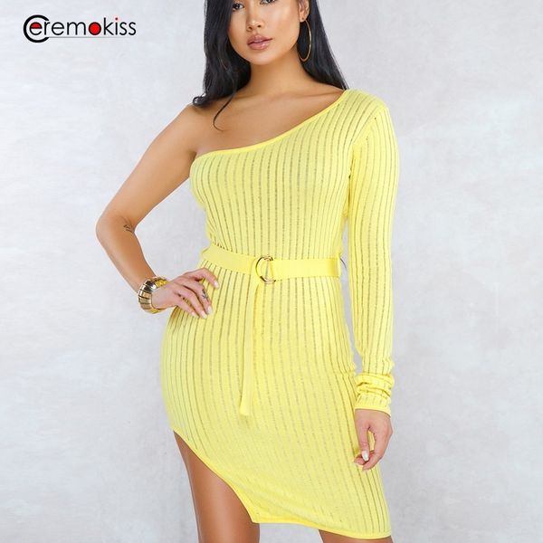 

Ceremokiss Elegant Hollow Out Shoulder Summer Dress Women Vestidos Mini Split Casual Knitted One Dress Female Sexy Beach Dresses