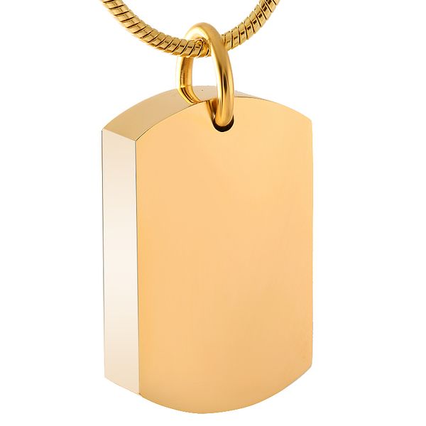 

h8416 подгонянная гравировка (patterntext) блестящая полированная бирка собаки нержавеющей стали кремация урна ювелирные изделия пепел кулон, Silver