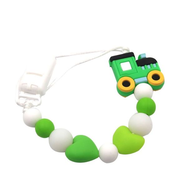 

baby pacifier clips car silicone beads pacifier chain holder baby shower gift p31b