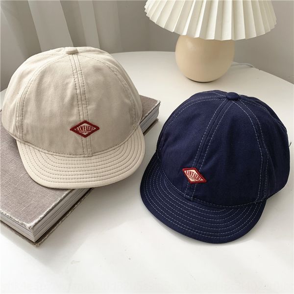 

short brim baseball baseball cap male small crowd soft summer ins face small tide brand all-match cap female, Blue;gray