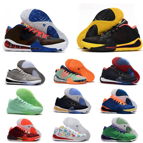 

2020 new zoom freak 1 greek mvp giannis antetokounmpo gold ga 1 mens basketball shoes 1s ga1 sports sneakers size 40-46