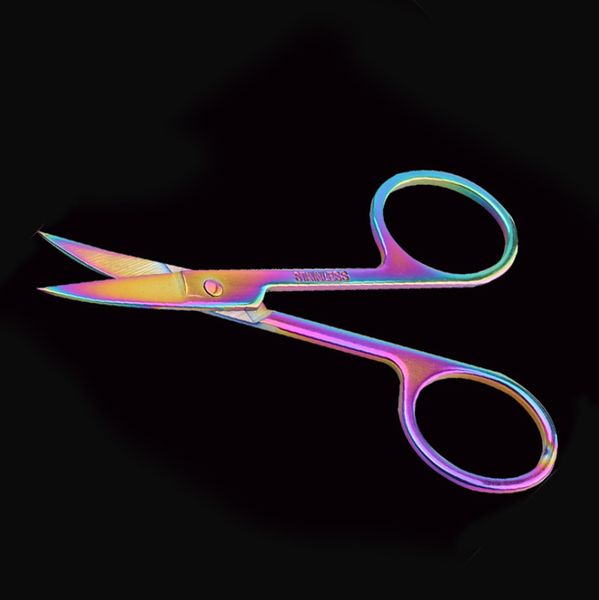 New Stainless Steel Eyebrow Trimmer Scissors Eye Brow Shaver Knife