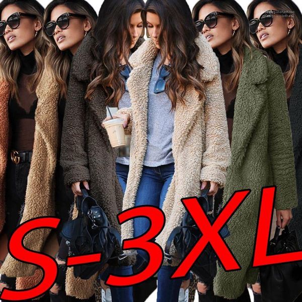 

jackets winter autumn woolen turn down collar coats long sleeved spring coat women long, Black;brown