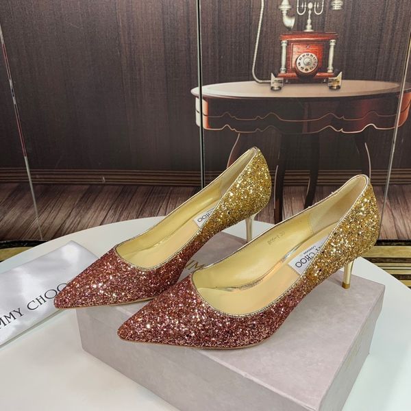 

2020 new high-end luxury ladies stiletto heels party ballet wedding shoes triple fashion designer shoes heel 1.5cm + 6.5cm + 9.5cm rrrrrr