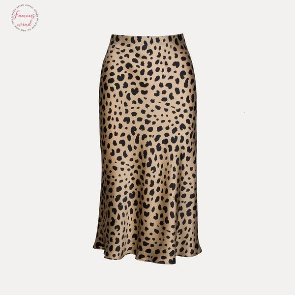 

leopard girls silk pencil skirts women 2019 fashion high waist slim skirt ladies chic animal print mermaid jupe femme, Black