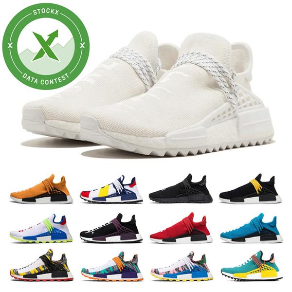 

new nmd human race men running shoes women pharrell williams hu runner white black yellow red grey mens trainers sports sneakers