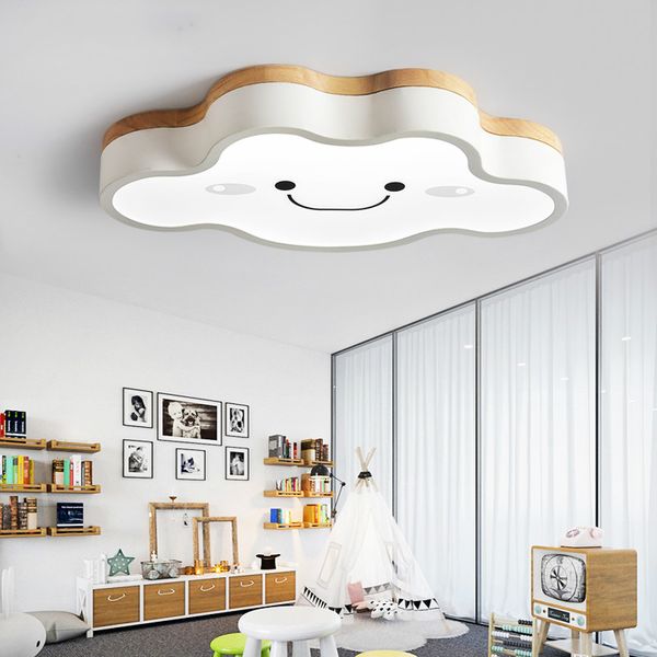 

cartoon ceiling lights cloud shape led ceiling light for bedroom kids luminaire cute wooden kitchen lighting fixture