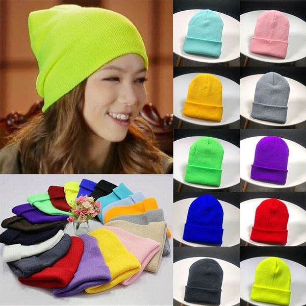 

Men&Women Knit Cap Baggy Beanie Oversize Fashion Winter Beanie Solid Ski Slouchy Chic Winter Hat
